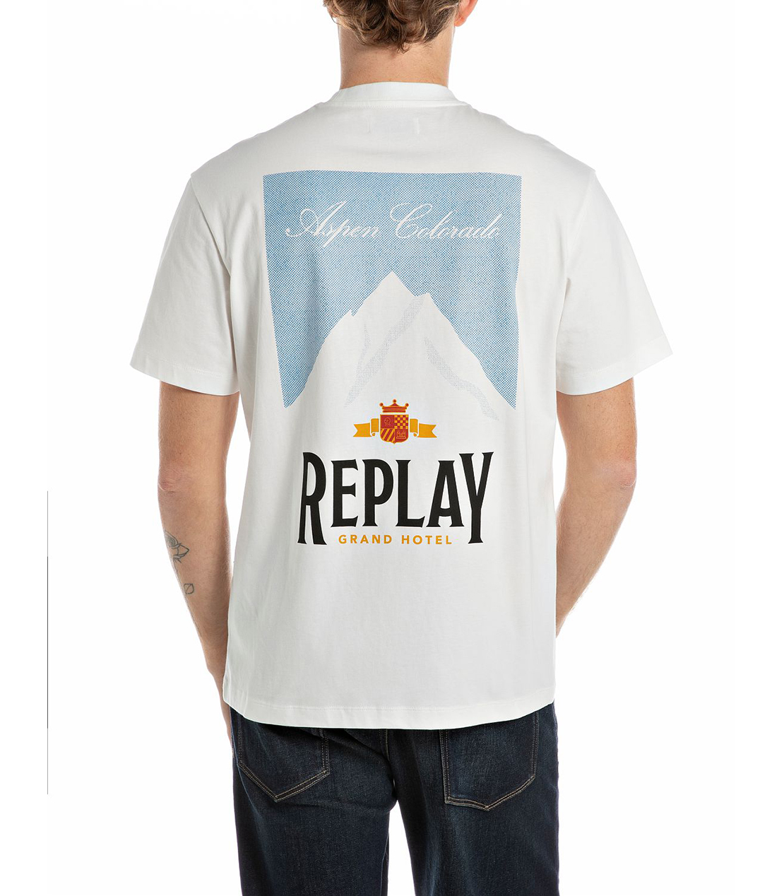 リラックスフィット ヘビーコットンジャージーCOOL ASPEN Tシャツ 詳細画像 ホワイト 2